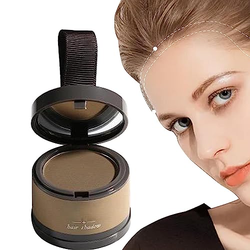 Haaransatz-Farbpuder | Haarwurzel-Ausbesserungspulver,Haarwurzel-Konturierungspuder, schweißfest, starke Farbwiedergabe für Männer und Frauen Povanjer von Povanjer