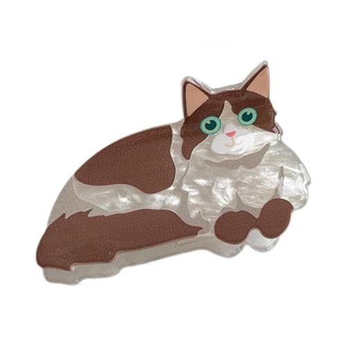 Haarklammer Katzen Niedliche Katze Muster Haarspangen Katzenklammern Für Haare Tier Haarspangen Katzen Haarspangen Haarspangen Damen Und Haarspangen Mädchen Klauen Clips Für Mädchen von Povanjer