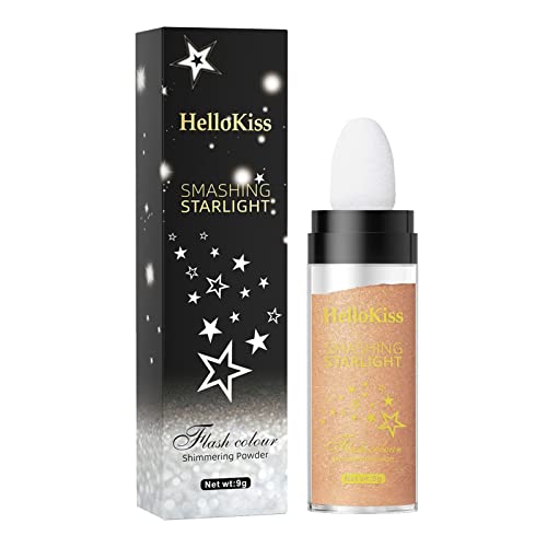 Highlighter-Puderstift | Fairy Pat Powder High Light Puder für Make-up | Einfach zu verwendendes, langlebiges Kosmetikzubehör für Frauen, Männer, Frauen, Männer Povanjer von Povanjer