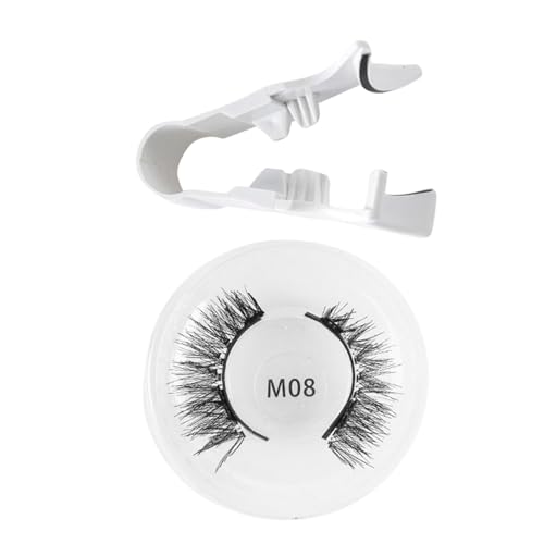 Magnetische Wimpern, Set mit magnetischen Wimpern – Magnetische Wimpern für langen Halt – weiche und langlebige falsche Wimpern mit natürlichem Aussehen, für Frauen und Mädchen, einfach anzuwenden von Povanjer