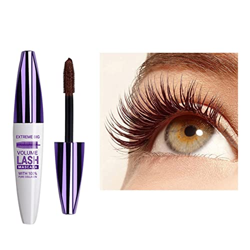 Mascara wasserfest,Wischfeste 5D-Verlängerungs-Curling-Color-Mascara - Langlebige Wimpernverlängerungs-Mascara für luxuriös längere, dichtere und voluminöse Wimpern Povanjer von Povanjer