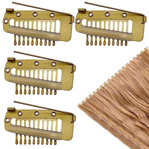 Snap-Clips für Perücken - Kleine Clips für Perücken für Haarverlängerungen - Perücken Clip zum Aufstecken für Perücken Clip auf Perücke für Frauen Kleine Perücken Clips für Povanjer von Povanjer
