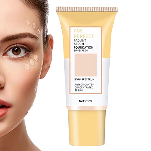 Vollflächige Foundation | Natürliches Concealer-Make-up - 20 ml ölfreie Foundation schaffen eine atmungsaktive Basis und lassen die Haut natürlich schön aussehen Povanjer von Povanjer