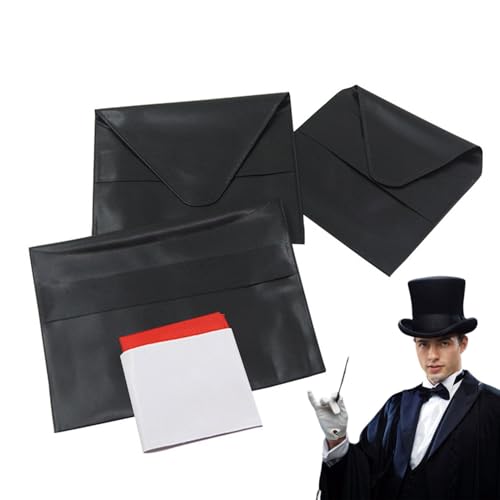 Zaubertrick-Geldbörse, Zauberer-Geldbörsen - Magic Coin Trick Wallet | Gimmick-Requisiten, unvorstellbare Street-Show-Requisite, Streich-Nahaufnahme-Magie, Spaß-Münze-Appear-Vanish-Geldbörse von Povanjer