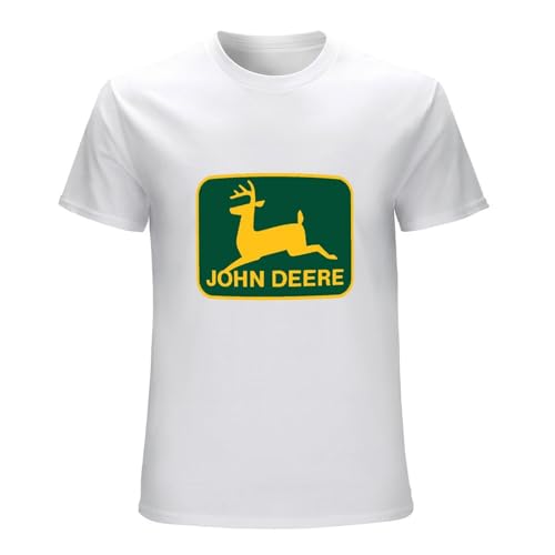 Distressed Retro, Logo, John, Deere, T-Shirt,Unisex T-Shirt WhiteL White L Distressed Retro, Logo, John, Deere, T-Shirt,Unisex T-Shirt WhiteL White L von Powe