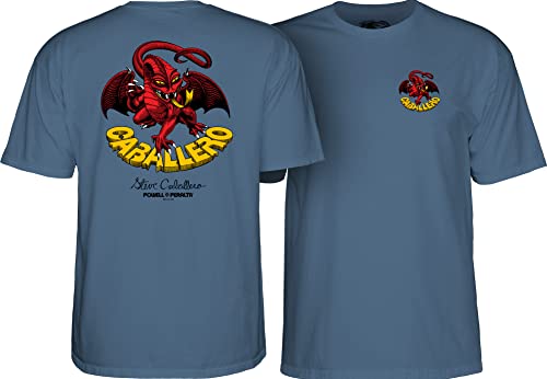 Powell Peralta Steve Caballero Dragon II T-Shirt, Indigoblau, Größe M von Powell Peralta