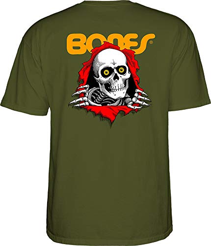 Powell Peralta T-Shirt Unisex Erwachsene Military Green Skate Graphic Short Sleeve T-Shirt L von Powell Peralta