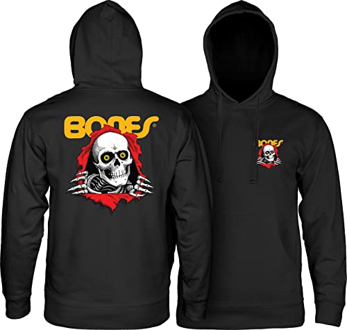 Powell Peralta Unisex-Kapuzen-Sweatshirt für Erwachsene, Schwarz, XXL von Powell Peralta