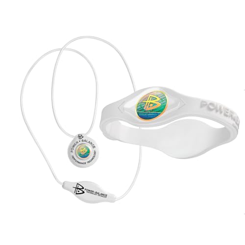 Power Balance Silikon-Gummibänder Armbänder Sport- und Silikon-Anhänger-Halskette für Männer und Frauen von Power Balance