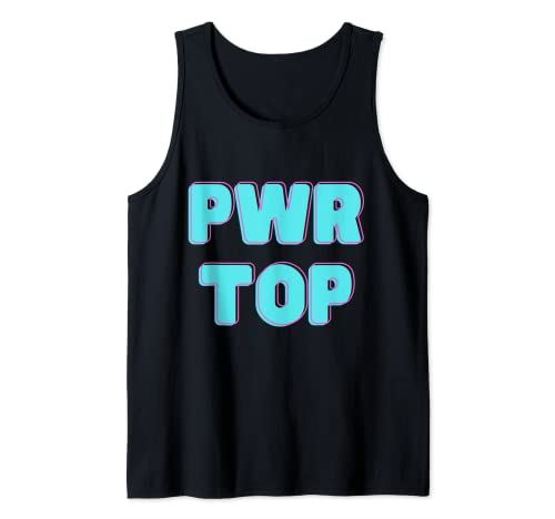 Power Top Gay Man Pride Monat 2022 LGBTQ+ Herren Pwr Top Tank Top von Power Gay Men LGBTQ+ 2022
