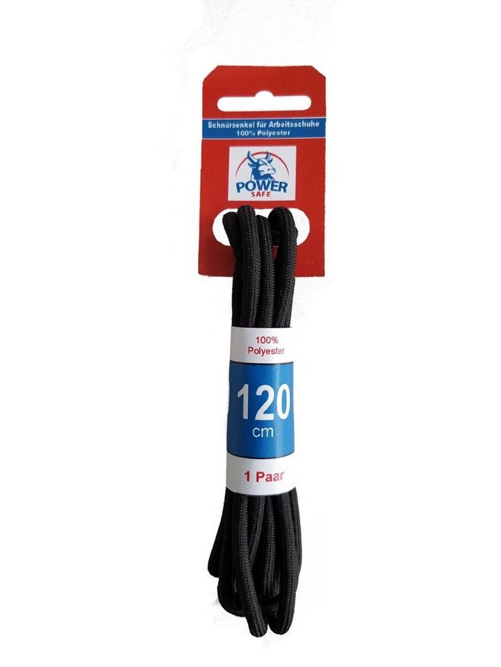 Power Safe Schnürsenkel Power Safe Schnürsenkel Länge 120 cm, schwarz von Power Safe