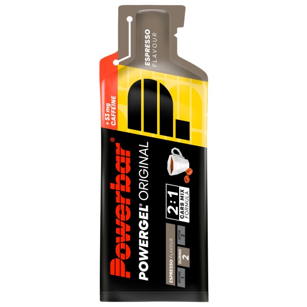 PowerBar - Powergel Original Espresso - Energieriegel Gr 41 g espresso von PowerBar