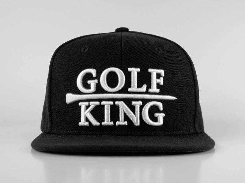 Golf-König Snapback Cap Mütze Neue Mode 2017 Golfer-stil Herren Einheitsgröße Schwarz Geschenk Vorhanden von TittiesCaps