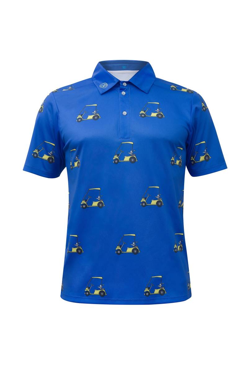 Performance Blue Print Poloshirt Cart Logo Pga Men Style 2018 Sport von TittiesCaps