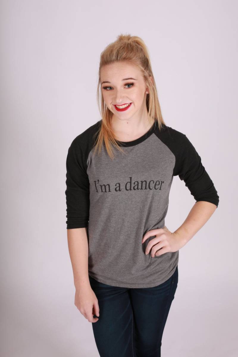 Ich Bin Ein Tänzer Baseball T-Shirts | Jugend Größen Erhältlich von PowerInMotion