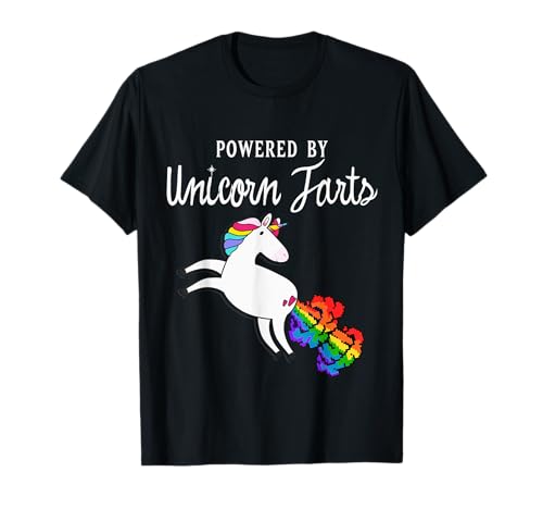 Powered by Unicorn Farts, Lustiges Regenbogen-Einhornfurzen für Kinder T-Shirt von Powered By Unicorn Farts Rainbows