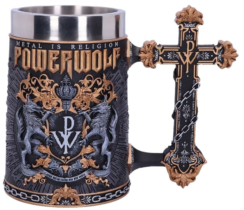 Powerwolf Bierkrug - Powerwolf Logo - multicolor  - Lizenziertes Merchandise! von Powerwolf