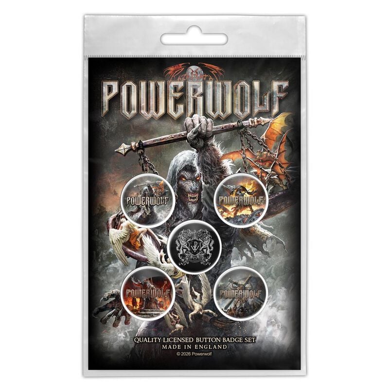 Powerwolf Call Of The Wild Button multicolor von Powerwolf
