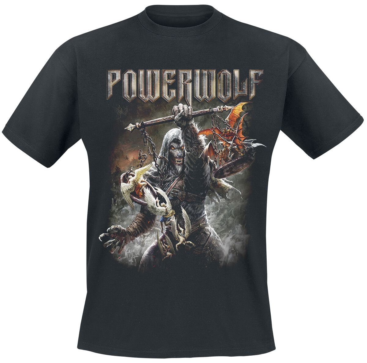 Powerwolf Call Of The Wild T-Shirt schwarz in 4XL von Powerwolf