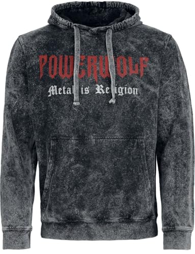Powerwolf Chaos Männer Kapuzenpullover dunkelgrau XL 100% Baumwolle Band-Merch, Bands von Powerwolf