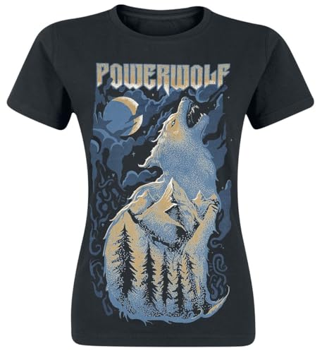 Powerwolf Demons Are A Girl's Best Friend Frauen T-Shirt schwarz M 100% Baumwolle Band-Merch, Bands von Powerwolf