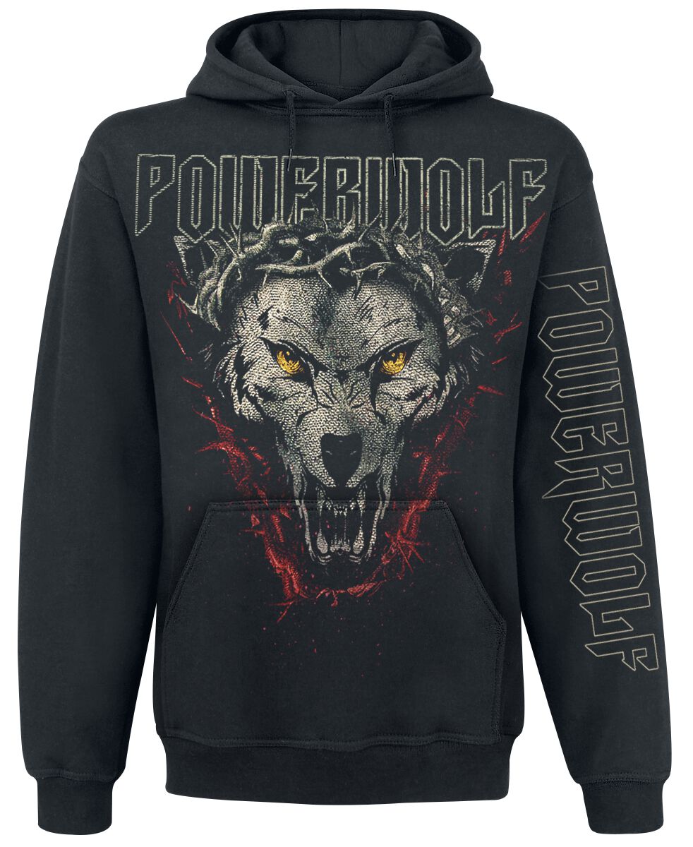 Powerwolf Kapuzenpullover - Metal Is Religion - S bis XL - für Männer - Größe L - schwarz  - EMP exklusives Merchandise! von Powerwolf