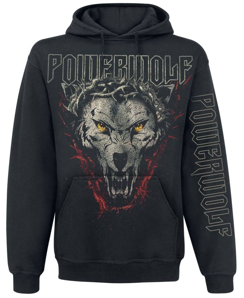 Powerwolf Kapuzenpullover - Metal Is Religion - S bis XXL - für Männer - Größe L - schwarz  - EMP exklusives Merchandise! von Powerwolf