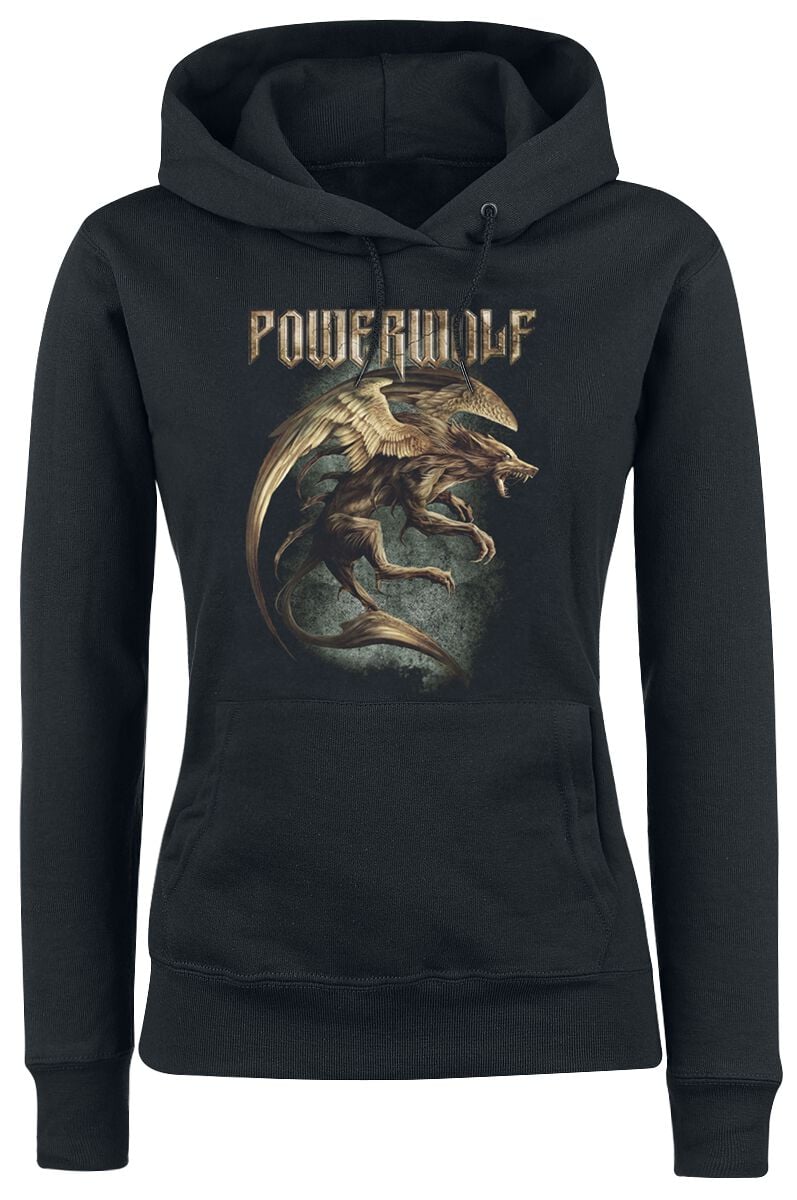 Powerwolf Kapuzenpullover - Where the wild wolves have gone - S bis XXL - für Damen - Größe L - schwarz  - EMP exklusives Merchandise! von Powerwolf