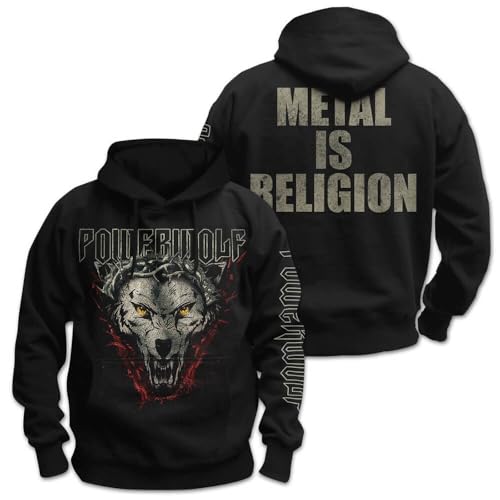 Powerwolf Metal is Religion Männer Kapuzenpullover schwarz L von Powerwolf