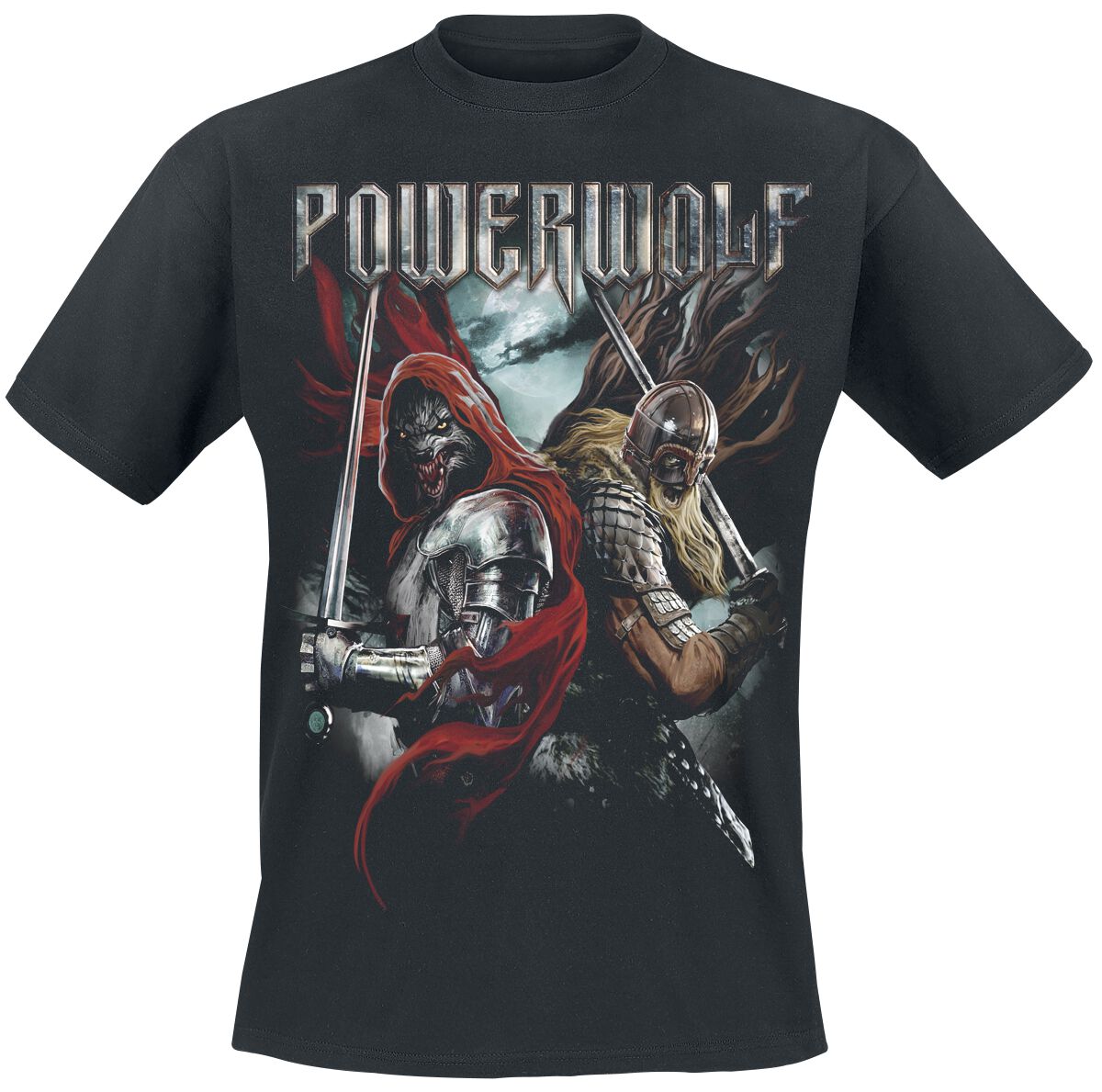 Powerwolf Nightside of Siberia T-Shirt schwarz in 4XL von Powerwolf