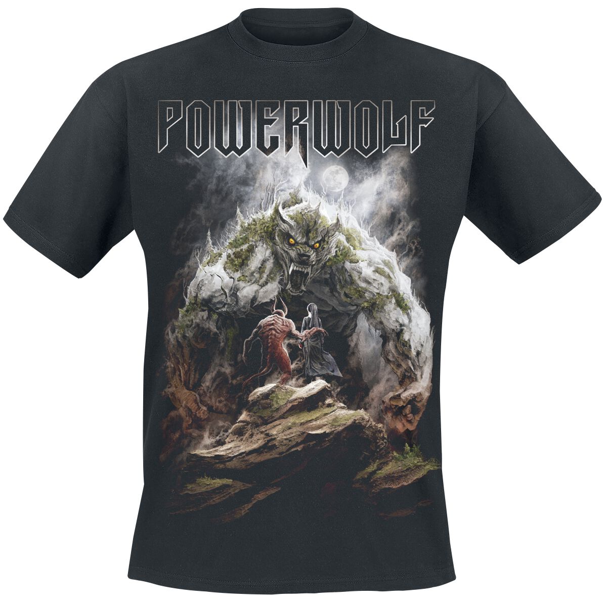 Powerwolf Stonewolf T-Shirt schwarz in M von Powerwolf