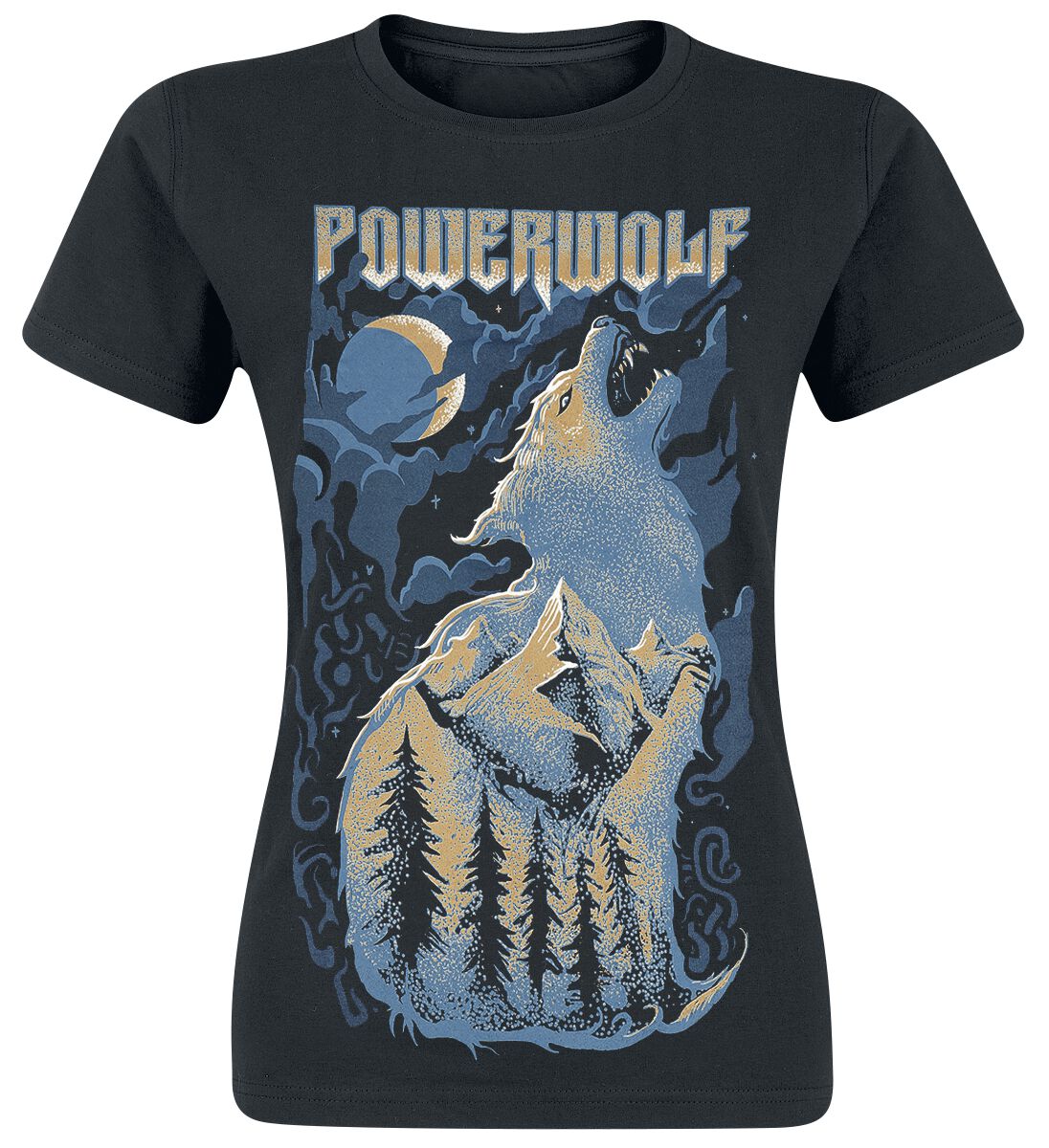 Powerwolf T-Shirt - Demons Are A Girl's Best Friend - XL bis XXL - für Damen - Größe XXL - schwarz  - EMP exklusives Merchandise! von Powerwolf