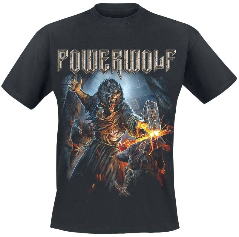 Powerwolf T-Shirt - Incense And Iron - S bis XXL - für Männer - Größe XXL - schwarz  - Lizenziertes Merchandise! von Powerwolf