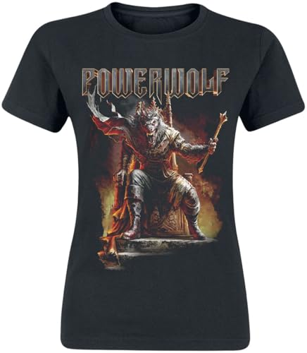 Powerwolf Wake Up The Wicked Frauen T-Shirt schwarz L 100% Baumwolle Band-Merch, Bands von Powerwolf