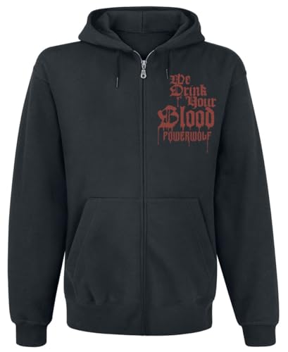 Powerwolf We Drink Your Blood Männer Kapuzenjacke schwarz M von Powerwolf