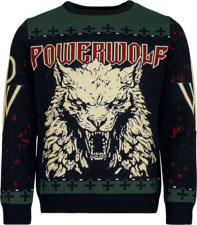 Powerwolf Weihnachtspullover - Holiday Sweater - S bis 5XL - für Männer - Größe 5XL - multicolor  - EMP exklusives Merchandise! von Powerwolf