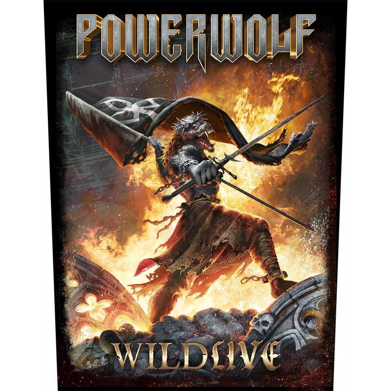 Powerwolf Wildlive Backpatch multicolor von Powerwolf
