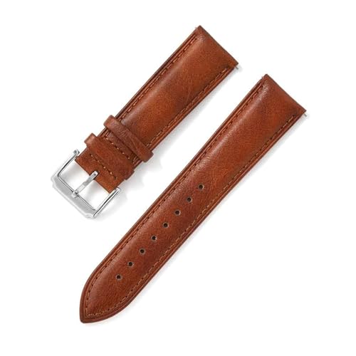Poyuad 12–22 mm, Unisex-Uhrenarmband aus Leder, modisches Armband, verstellbar, austauschbares Zubehör,14 mm von Poyuad
