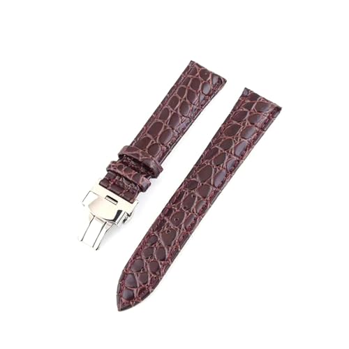 Poyuad 12–24 mm Lederarmband für die Uhr, stilvolles Universalarmband, verstellbares und austauschbares Zubehör,13 mm von Poyuad