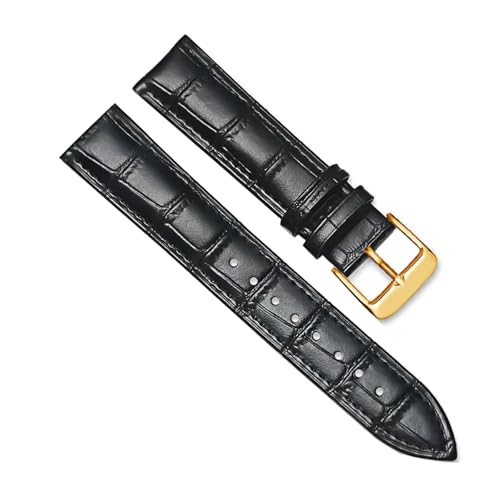 Poyuad 16 mm – 24 mm, Lederarmband, Universalarmband für Damen und Herren, Dornschließe aus Stahl, verstellbares Ersatzzubehör,12 mm Poyuad 16 mm – 24 mm, Lederarmband, Universalarmband für Damen und Herren, Dornschließe aus Stahl, verstellbares Ersatzzubehör,12 mm von Poyuad