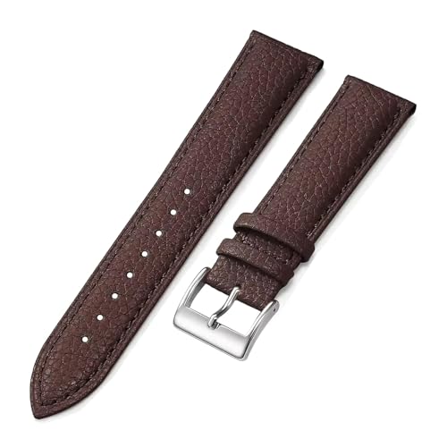 Poyuad 16 mm – 24 mm, Unisex-Uhrenarmband aus Leder, modisches Armband, verstellbares und austauschbares Accessoire,14 mm von Poyuad