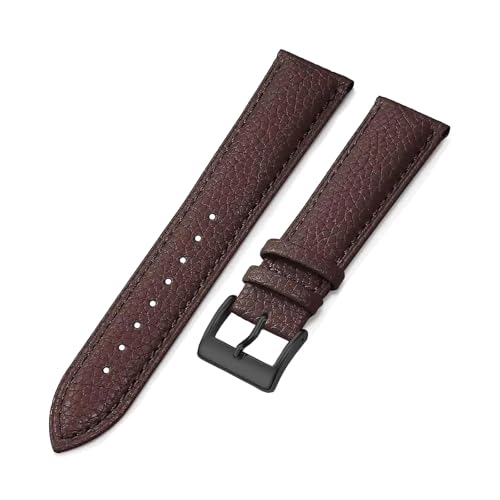 Poyuad 16 mm – 24 mm, Unisex-Uhrenarmband aus Leder, modisches Armband, verstellbares und austauschbares Accessoire,16 mm von Poyuad