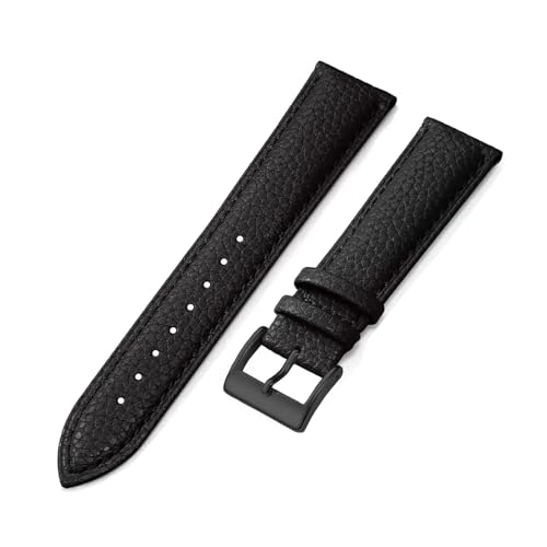 Poyuad 16 mm – 24 mm, Unisex-Uhrenarmband aus Leder, modisches Armband, verstellbares und austauschbares Accessoire,18 mm von Poyuad