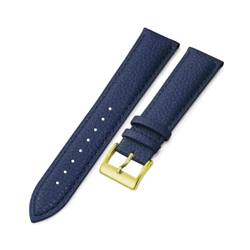 Poyuad 16 mm – 24 mm, Unisex-Uhrenarmband aus Leder, modisches Armband, verstellbares und austauschbares Accessoire,18 mm von Poyuad