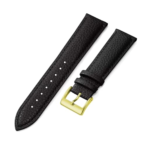 Poyuad 16 mm – 24 mm, Unisex-Uhrenarmband aus Leder, modisches Armband, verstellbares und austauschbares Accessoire,20 mm von Poyuad