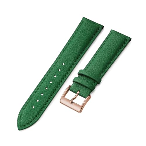 Poyuad 16 mm – 24 mm, Unisex-Uhrenarmband aus Leder, modisches Armband, verstellbares und austauschbares Accessoire,20 mm von Poyuad