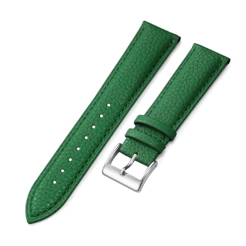 Poyuad 16 mm – 24 mm, Unisex-Uhrenarmband aus Leder, modisches Armband, verstellbares und austauschbares Accessoire,20 mm von Poyuad