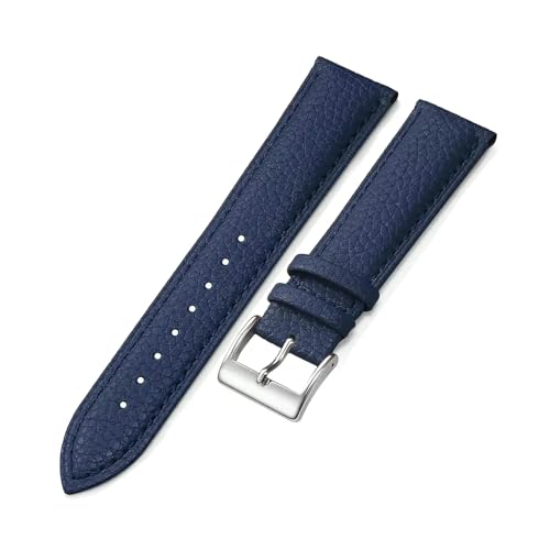 Poyuad 16 mm – 24 mm, Unisex-Uhrenarmband aus Leder, modisches Armband, verstellbares und austauschbares Accessoire,22 mm von Poyuad