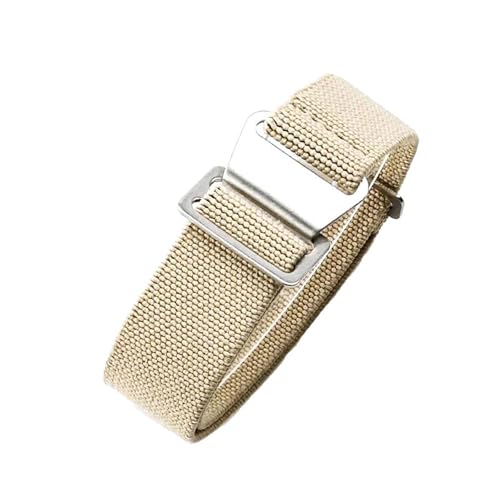 Poyuad 18 mm, 20 mm, 22 mm, 24 cm Länge Nylon-Uhrenarmband – langlebiges Ersatz-Uhrenarmband für Herren- und Damenuhren,Khaki-Stahl,22mm Poyuad 18 mm, 20 mm, 22 mm, 24 cm Länge Nylon-Uhrenarmband – langlebiges Ersatz-Uhrenarmband für Herren- und Damenuhren,Khaki-Stahl,22mm von Poyuad