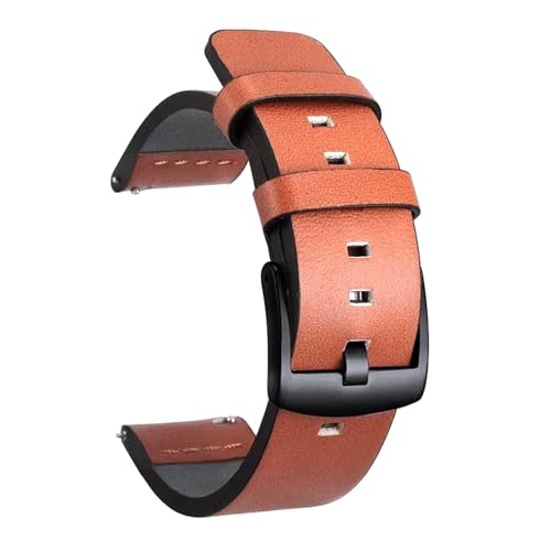 Poyuad 18 mm, 20 mm, 22 mm, 24 mm, 20 cm lang, Herren-Lederarmband, wasserdichtes und schweißfestes, atmungsaktives Armband, austauschbares Universalzubehör,Schwarz Orange,20 mm Poyuad 18 mm, 20 mm, 22 mm, 24 mm, 20 cm lang, Herren-Lederarmband, wasserdichtes und schweißfestes, atmungsaktives Armband, austauschbares Universalzubehör,Schwarz Orange,20 mm von Poyuad